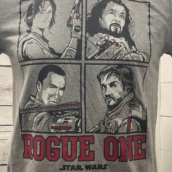 Star Wars Rogue One Galen Erso Jyn Orson Krenni Rebel Alliance AnimeT-Shirt - Picture 2 of 7